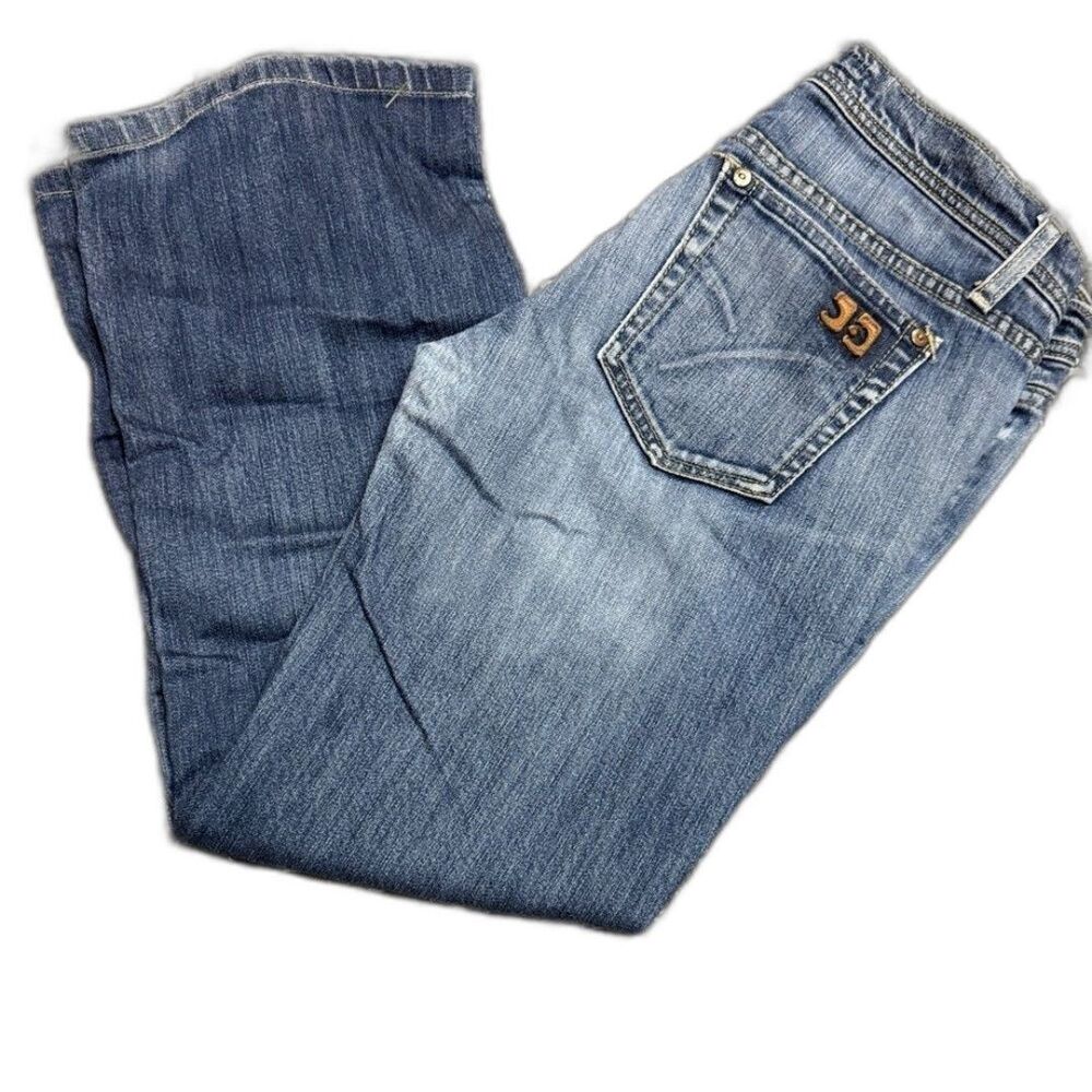Joe's Jeans Women's Medium Blue Bootcut Denim with Pocket Emblem